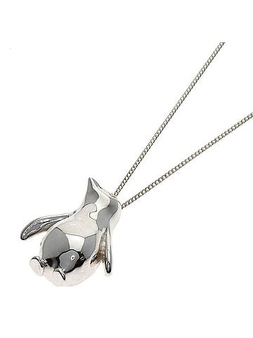 Tiffany & Co. Tiffany Penguin Necklace, Silver, Women's, TIFFANY&amp;Co. (view 1)