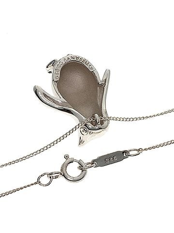 Tiffany & Co. Tiffany Penguin Necklace, Silver, Women's, TIFFANY&amp;Co. (view 2)
