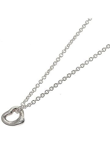 Tiffany & Co. Tiffany &amp; Co. Open Heart Mini Necklace, Silver, Women's. (view 1)