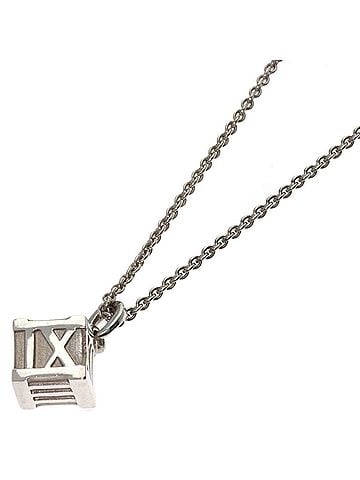 Tiffany & Co. Tiffany &amp; Co. Atlas Cube Necklace, Silver, Women's. (view 1)