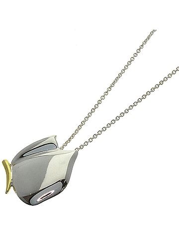 Tiffany & Co. Tiffany Butterfly Necklace, Silver/18K Yellow Gold, Women's. (TIFFANY&amp;Co.) (view 1)