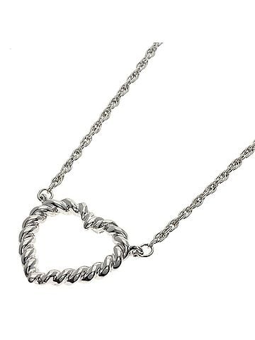 Tiffany & Co. Tiffany &amp; Co. Twist Heart Necklace, Silver, Women's. (view 1)