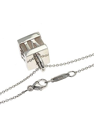 Tiffany & Co. Tiffany &amp; Co. Atlas Cube Necklace, Silver, Women's. (view 2)