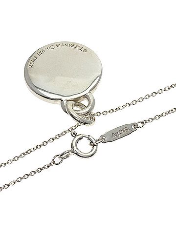 Tiffany & Co. Tiffany &amp; Co. 1837 Circle Necklace, Silver/Enamel, Women's. (view 2)