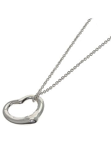 Tiffany & Co. Tiffany &amp; Co. Open Heart Necklace, Silver, Women's. (view 1)