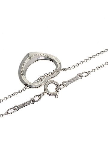 Tiffany & Co. Tiffany &amp; Co. Open Heart Necklace, Silver, Women's. (view 2)