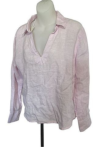 Calypso St. Barth Popover Blouse Long Sleeve Blouse (view 2)