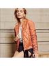 Free People Solid Orange Jacket Size S - photo 3