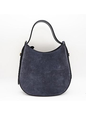 Tod's Tod's TOD’S Suede Leather Oboe Small Shoulder Bag - Handbag Navy Women's (view 2)
