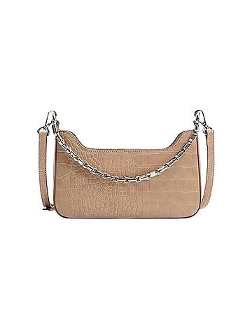Mango Croco Crossbody Bag Crossbody Bag (view 2)