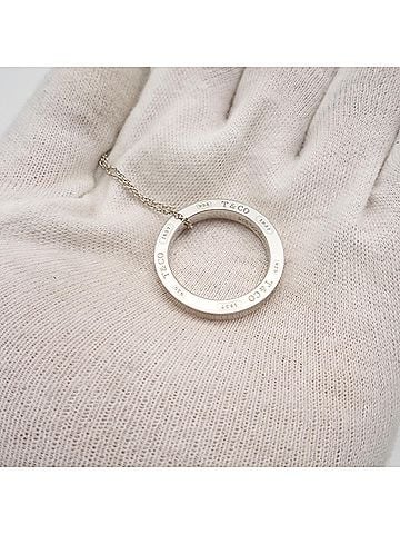 Tiffany & Co. TIFFANY&amp;Co. 1837 Circle Pendant Ag925 60013960 Necklace for Women (view 2)