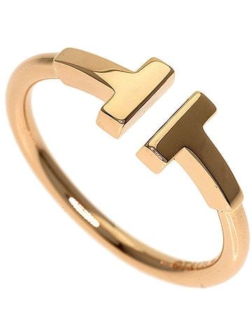 Tiffany & Co. Tiffany &amp; Co. T Wire Ring, 18K Pink Gold, Women's. (view 1)