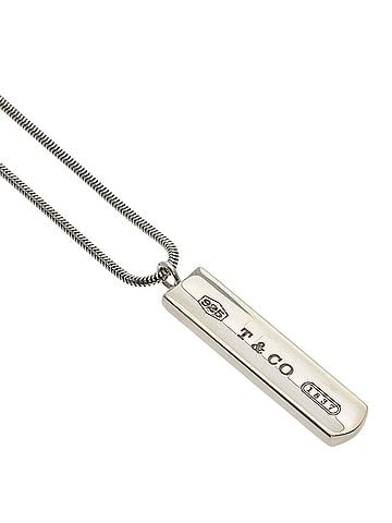 Tiffany & Co. Tiffany &amp; Co. 1837 Bar Necklace, Silver, Women's. (view 1)