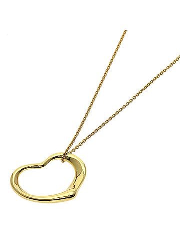 Tiffany & Co. Tiffany &amp; Co. Open Heart Necklace, 18K Yellow Gold, Women's. (view 1)
