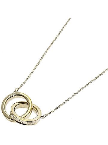 Tiffany & Co. Tiffany &amp; Co. Interlocking Circle Necklace, Silver, Women's. (view 1)