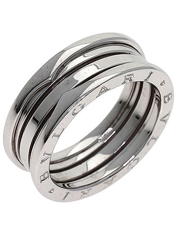 Bvlgari BVLGARI B-zero1 3-band ring #62, 18K white gold, women's. (view 2)