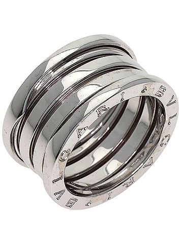 Bvlgari BVLGARI B-zero1 4-band ring #53, 18K white gold, women's. (view 2)