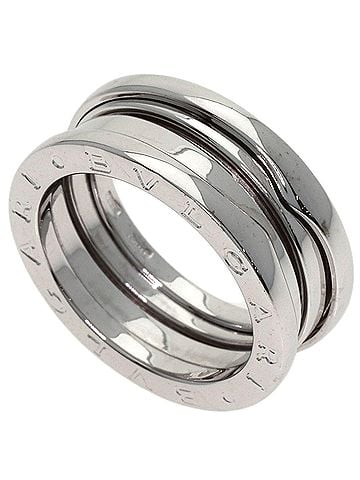 Bvlgari BVLGARI B-zero1 2-band ring #52, 18K white gold, women's. (view 1)