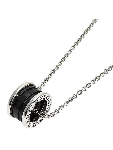 Bvlgari BVLGARI B-zero1 Save the Children Necklace, Silver/Ceramic, Women's (view 1)