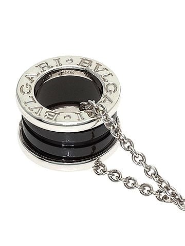 Bvlgari BVLGARI B-zero1 Save the Children Necklace, Silver/Ceramic, Women's (view 2)