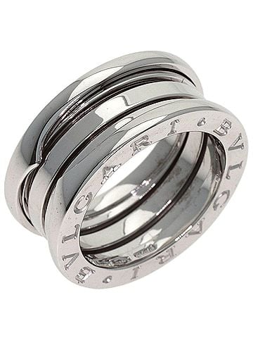 Bvlgari BVLGARI B-zero1 3-band ring #49, 18K white gold, women's. (view 2)