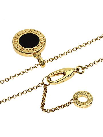 Bvlgari BVLGARI Onyx Necklace 18K Yellow Gold Women's (view 2)