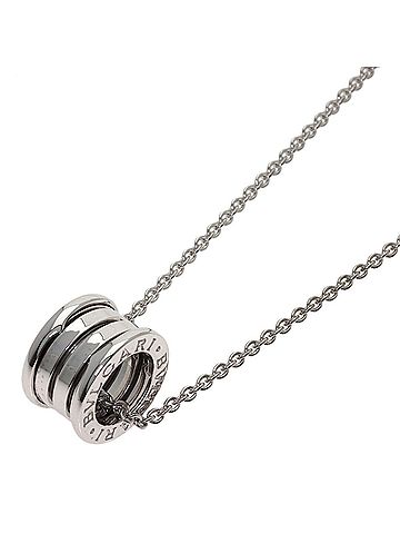 Bvlgari BVLGARI B-zero1 Necklace, 18K White Gold, Women's (view 1)