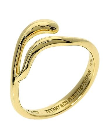 Tiffany & Co. Tiffany &amp; Co. Freeform Teardrop Ring, 18K Yellow Gold, Women's. (view 2)