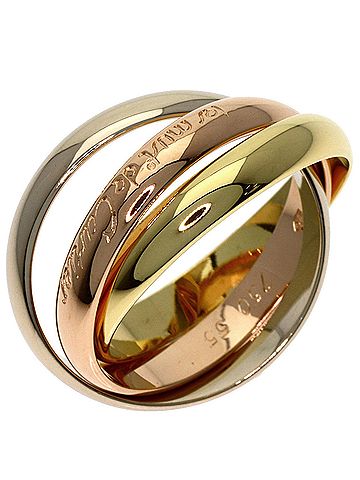 Cartier Cartier Trinity #55 Ring - 18K Pink Gold/18K Yellow White Gold Women's CARTIER (view 2)