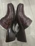 Clarks 100% Leather Solid Brown Mule/Clog Size 6 - photo 4