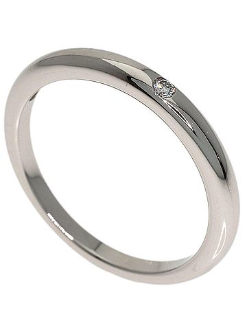 Bvlgari Bulgari Wedding 1P Diamond Ring, Platinum PT950, Women's BVLGARI (view 1)