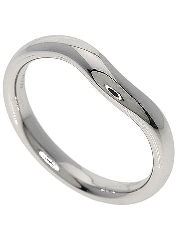 Tiffany & Co. Tiffany &amp; Co. Curved Band Ring, Platinum PT950, Women's Ring. (view 1)