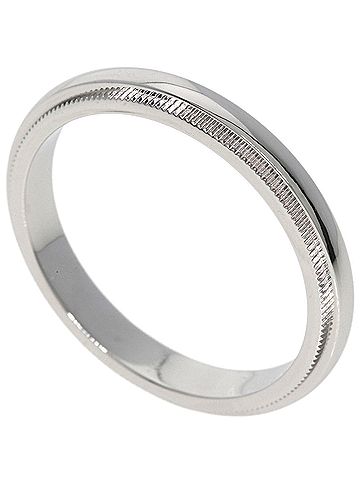 Tiffany & Co. Tiffany &amp; Co. Milgrain Ring, Platinum PT950, Women's Ring. (view 1)