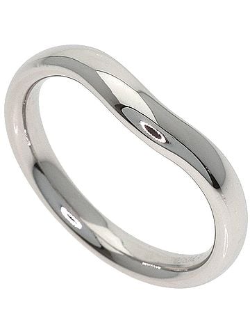Tiffany & Co. Tiffany &amp; Co. Curved Band Ring, Platinum PT950, Women's Ring. (view 1)