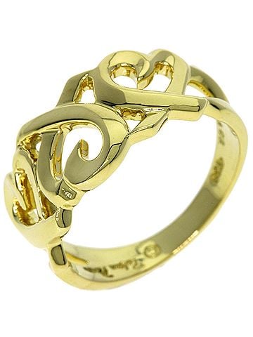 Tiffany & Co. Tiffany &amp; Co. Triple Loving Heart Ring, 18K Yellow Gold, Women's. (view 2)