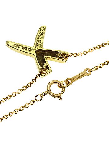 Tiffany & Co. Tiffany Kiss Necklace, 18K Yellow Gold, Women's, TIFFANY&amp;Co. (view 2)