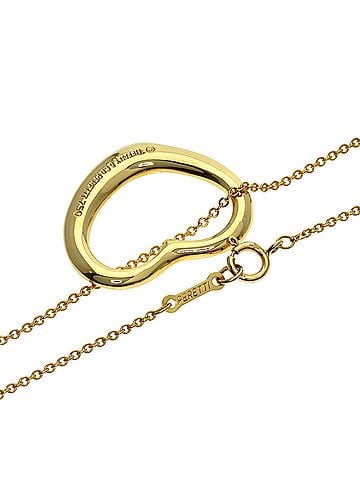 Tiffany & Co. Tiffany &amp; Co. Open Heart Necklace, 18K Yellow Gold, Women's. (view 2)