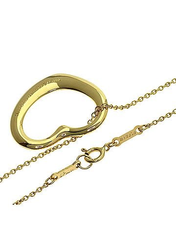Tiffany & Co. Tiffany &amp; Co. Open Heart Necklace, 18K Yellow Gold, Women's. (view 2)