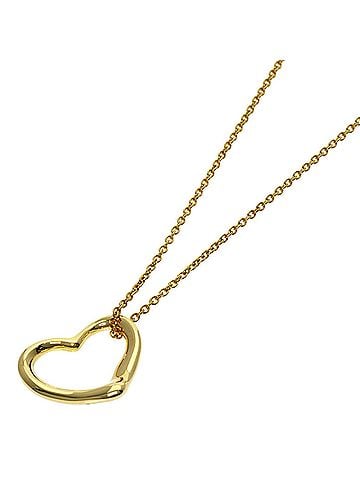 Tiffany & Co. Tiffany &amp; Co. Open Heart Necklace, 18K Yellow Gold, Women's. (view 1)