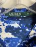 Ralph Lauren 100% Polyester Floral Blue White Long Sleeve Blouse Size M - photo 7