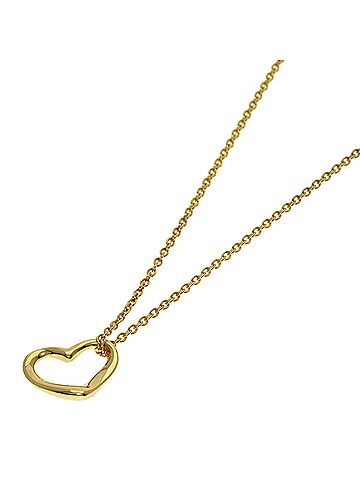 Tiffany & Co. Tiffany &amp; Co. Open Heart Necklace, 18K Yellow Gold, Women's. (view 1)