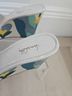 Sam & Libby 100% Leather Floral White Multi Color Wedges Size 6 1/2 - photo 3