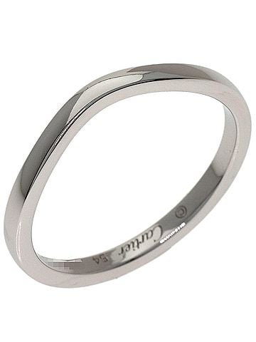 Cartier Cartier Ballerina Wedding Ring #54, Platinum PT950, Women's, CARTIER (view 2)