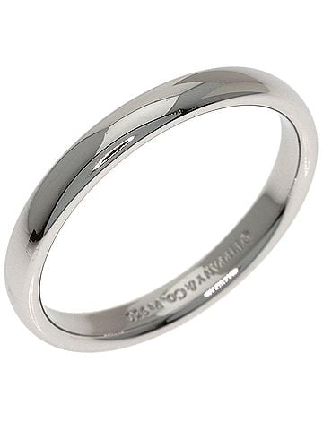 Tiffany & Co. Tiffany &amp; Co. Wedding Band Ring, Platinum PT950, Women's Ring. (view 2)