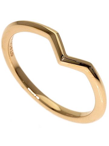 Tiffany & Co. Tiffany &amp; Co. V-Band Ring, 18K Pink Gold, Women's. (view 1)