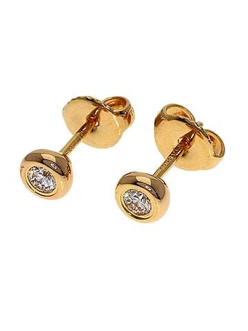 Tiffany & Co. Tiffany &amp; Co. By the Yard Diamond Earrings, 18K Pink Gold, Women's. (view 1)