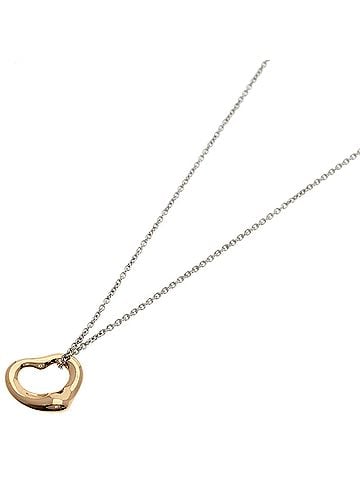 Tiffany & Co. Tiffany &amp; Co. Open Heart Necklace, 18K Pink Gold/18K White Gold, Women's. (view 1)
