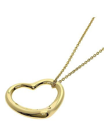Tiffany & Co. Tiffany &amp; Co. Open Heart Necklace, 18K Yellow Gold, Women's. (view 1)