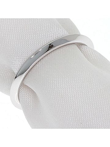 Tiffany & Co. Tiffany &amp; Co. Knife Edge Ring, Platinum PT950, Women's Ring. (view 2)