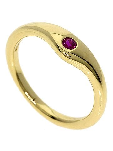 Tiffany & Co. Tiffany &amp; Co. Ruby Wave Ring, 18K Yellow Gold, Women's Ring. (view 1)